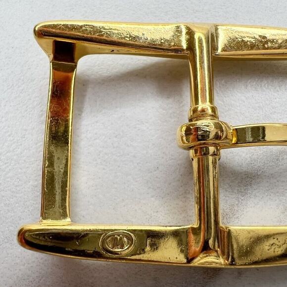 Vintage Gold Tone Simple Basic Belt Buckle for up to 1 Inch Belt - Picture 6 of 8